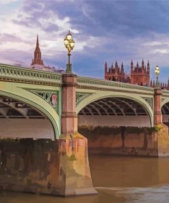 Westminster Bridge London UK Paint By Numbers