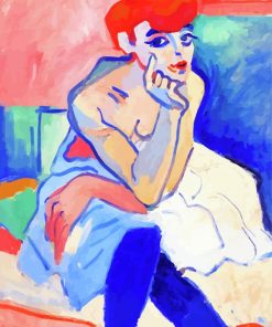 Woman In A Chemise By Andre Derain Paint By Numbers