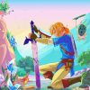 Zelda And Master Sword Paint By Numbers