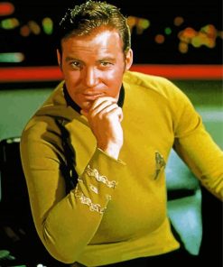 Aesthetic Captain Kirk Paint By Numbers