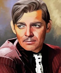 Cool Clark Gable Art Paint By Numbers