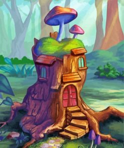 Fantasy Gnomes Art Paint By Numbers