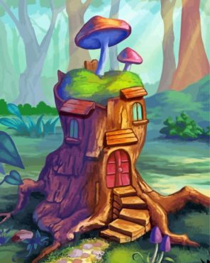 Fantasy Gnomes Art Paint By Numbers