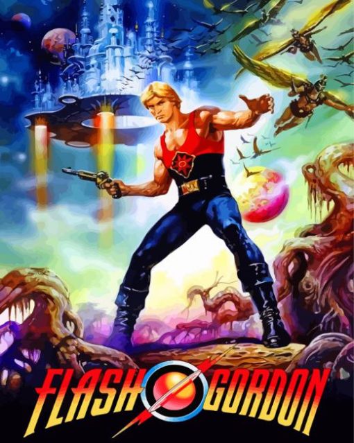 Flash Gordon Paint By Numbers
