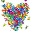 Heart Of Butterflies Paint By Numbers