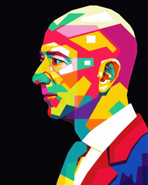 Pop Art Jeff Bezos Paint By Numbers - Paint By Numbers
