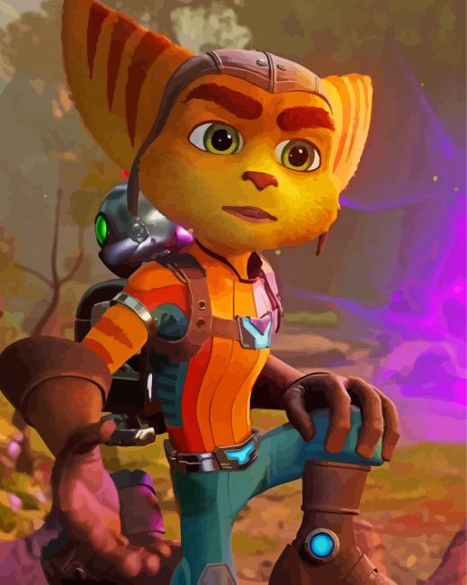 Ratchet And Clank Paint By Numbers
