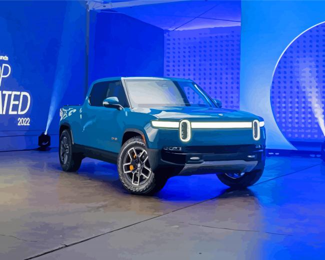 Rivian R1T Paint By Numbers
