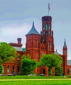 Smithsonian Castle Paint By Numbers