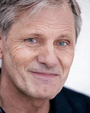 Viggo Mortensen Face Paint By Numbers