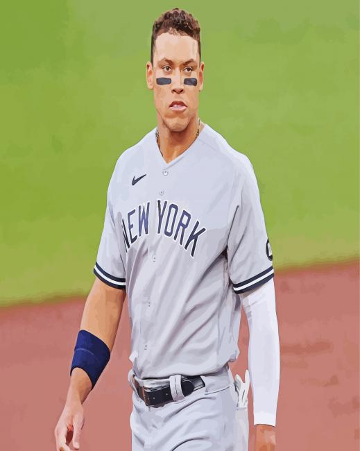 Aaron Judge Baseball Player Paint By Numbers
