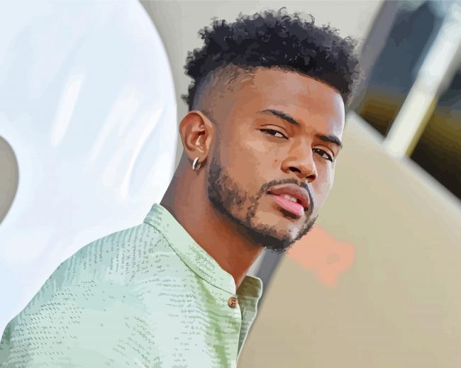 American Actor Trevor Jackson Paint By Numbers