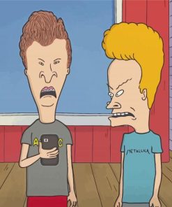 Beavis And Butthead Paint By Numbers