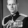 Black And White Young Prince Philip Paint By Numbers