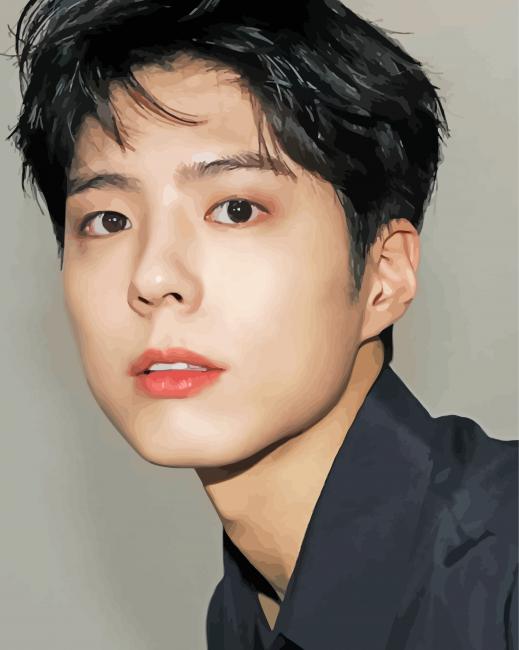 Close Up Park Bo Gum Paint By Numbers