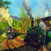 Ffestiniog Trains Art Paint By Numbers
