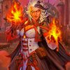 Fire Lady Proudmoore Paint By Numbers