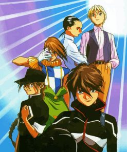 Gundam Wing Action Anime Paint By Numbers