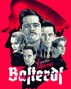 Illustration Poster Inglourious Basterds Paint By Numbers