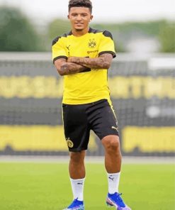 Jadon Sancho Football Player Paint By Numbers