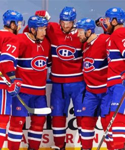 Montreal Canadiens Hockey Team Paint By Numbers