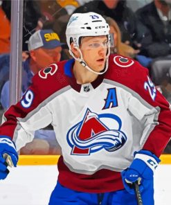 Nathan MacKinnon Hockey Player Paint By Numbers