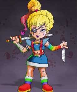 Rainbow Brite Illustration Paint By Numbers