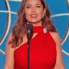 Salma Hayek In Red Dress Paint By Numbers