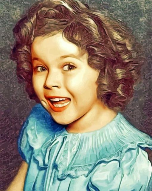 Shirley Temple Paint By Numbers