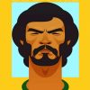 Socrates Player Illustration Paint By Numbers