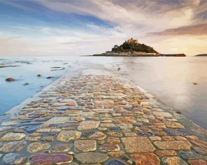 St Micheals Mount Island In England Paint By Numbers