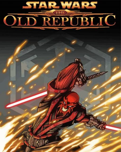 Star Wars The Old Republic Game Poster Paint By Numbers