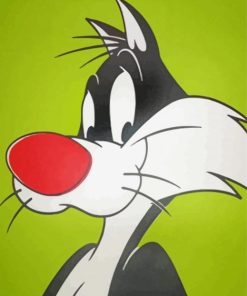 Sylvester Cat Paint By Numbers