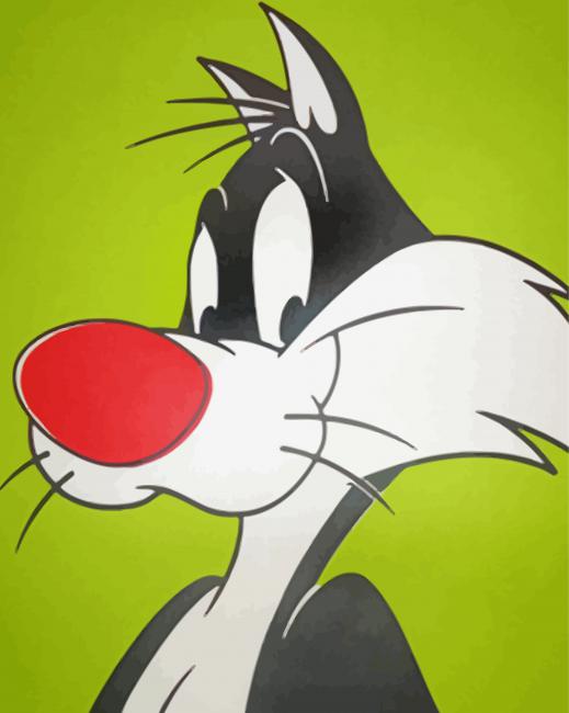 Sylvester Cat Paint By Numbers