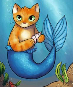 The Cat Mermaid Paint By Numbers