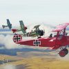 The Triplanes Aircraft Paint By Numbers