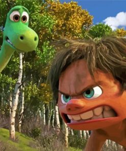 The Good Dinosaur Paint By Numbers
