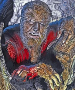 The Wolf Man Character Paint By Numbers