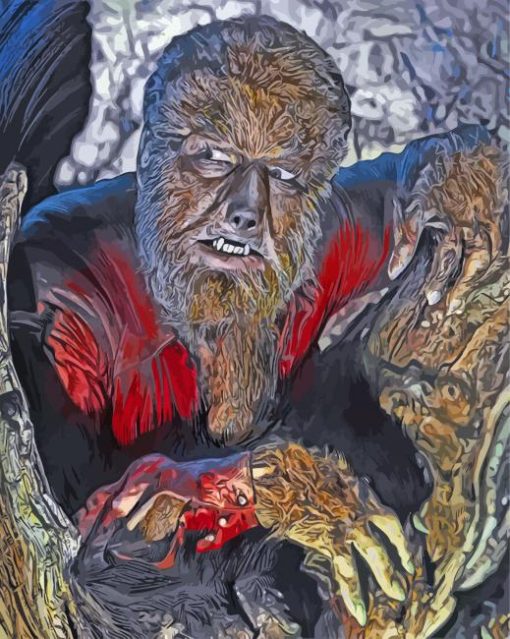 The Wolf Man Character Paint By Numbers