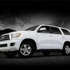 White Toyota Sequoia Car Paint By Numbers