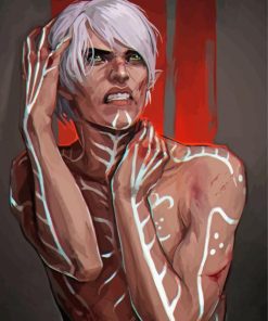 Aesthetic Fenris Illustration Paint By Numbers
