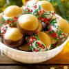 Aesthetic Christmas Buckeyes Candy Paint By Numbers