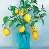 Aesthetic Lemons In Vase Art Paint By Numbers