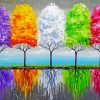 Colorful Tree Soul Paint By Numbers