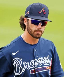 Dansby Swanson Art Paint By Numbers