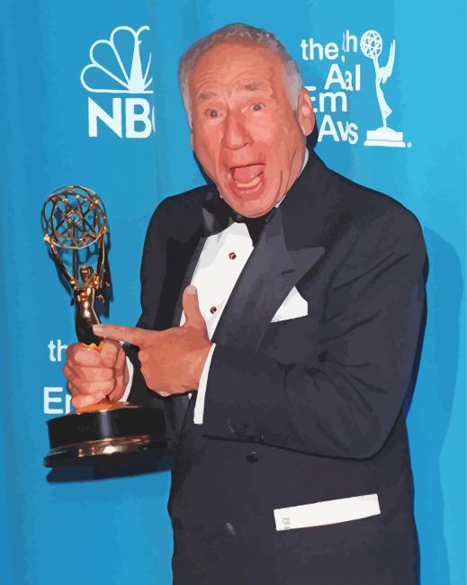 Mel Brooks With A Prize Paint By Numbers
