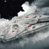 Millennium Falcon Afterdarkness Paint By Numbers