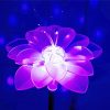 Purple Light Flowers Paint By Numbers