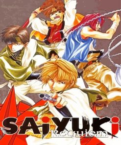 Saint Saiyuki Poster Paint By Numbers