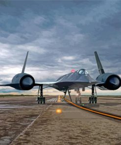 SR 71 Blackbird Aircraft Paint By Numbers